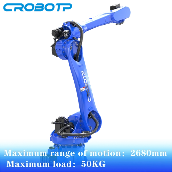 New Arrival! 6 Axis 2680mm Arm Industrial Handling Robot For Loading And Unloading